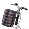 New Bike Bicycle Front Folded Handlebar Canvas Storage Basket Carrier Red - Mega Save Wholesale & Retail - 3