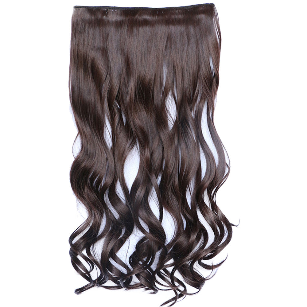 120g One Piece 5 Cards Hair Extension Wig     4A/33