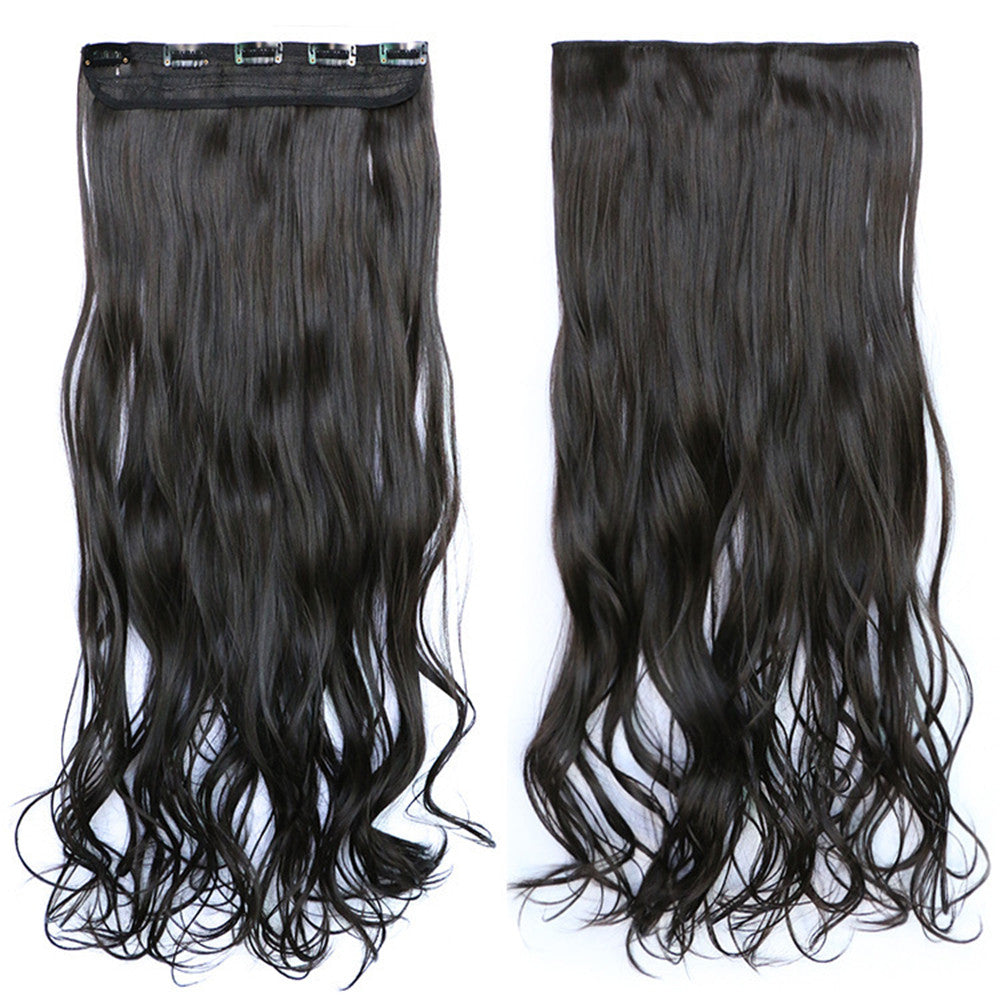 120g One Piece 5 Cards Hair Extension Wig     4A#