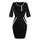 Woman Dress Splicing Solid Color Sexy Pencil Skirt   S - Mega Save Wholesale & Retail - 1