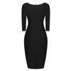 Woman Dress Splicing Solid Color Sexy Pencil Skirt   S - Mega Save Wholesale & Retail - 2