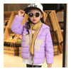 Children Garments Down Coat Boy Girl Short Winter   purple   110cm - Mega Save Wholesale & Retail - 1