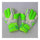 Adult Goalkeeper Gloves Roll Finger Latex   50 green - Mega Save Wholesale & Retail - 1