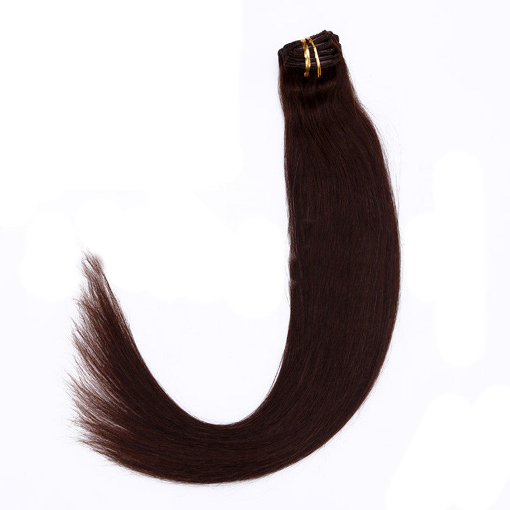 Human Hair Invisible Hair Extension Wig   2#