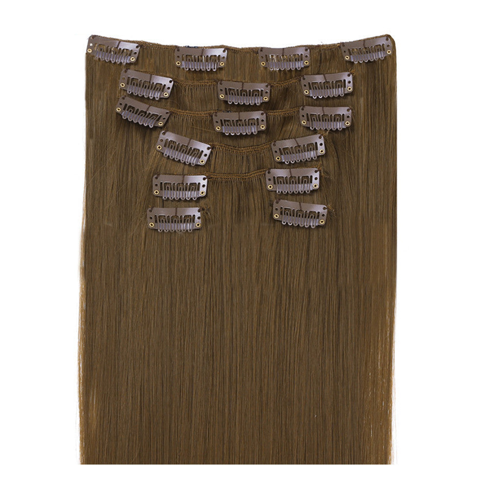 Wig Straight Hair Extetion 7pcs Suit 55cm     12 - Mega Save Wholesale & Retail - 1