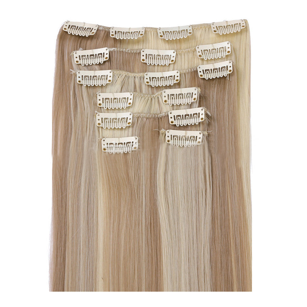 Wig Straight Hair Extetion 7pcs Suit 55cm    16H613 - Mega Save Wholesale & Retail - 1