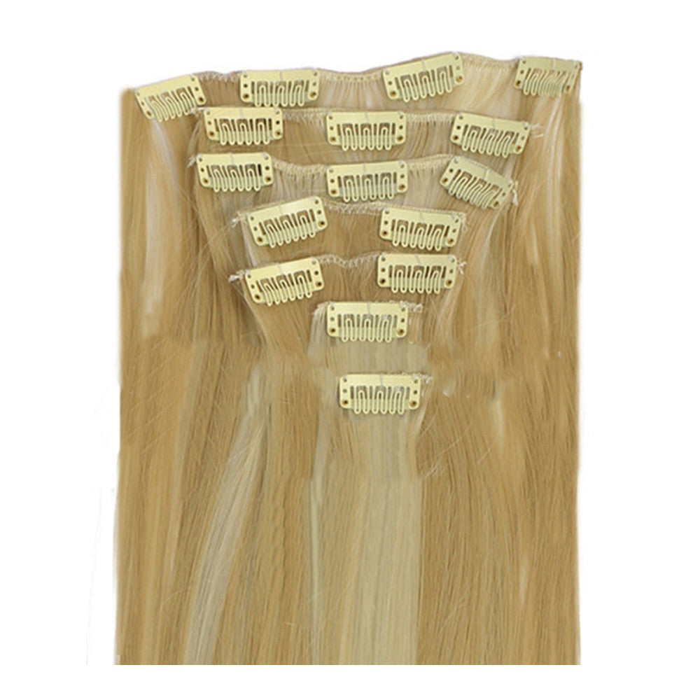 Wig Straight Hair Extetion 7pcs Suit 55cm     18H613 - Mega Save Wholesale & Retail - 1