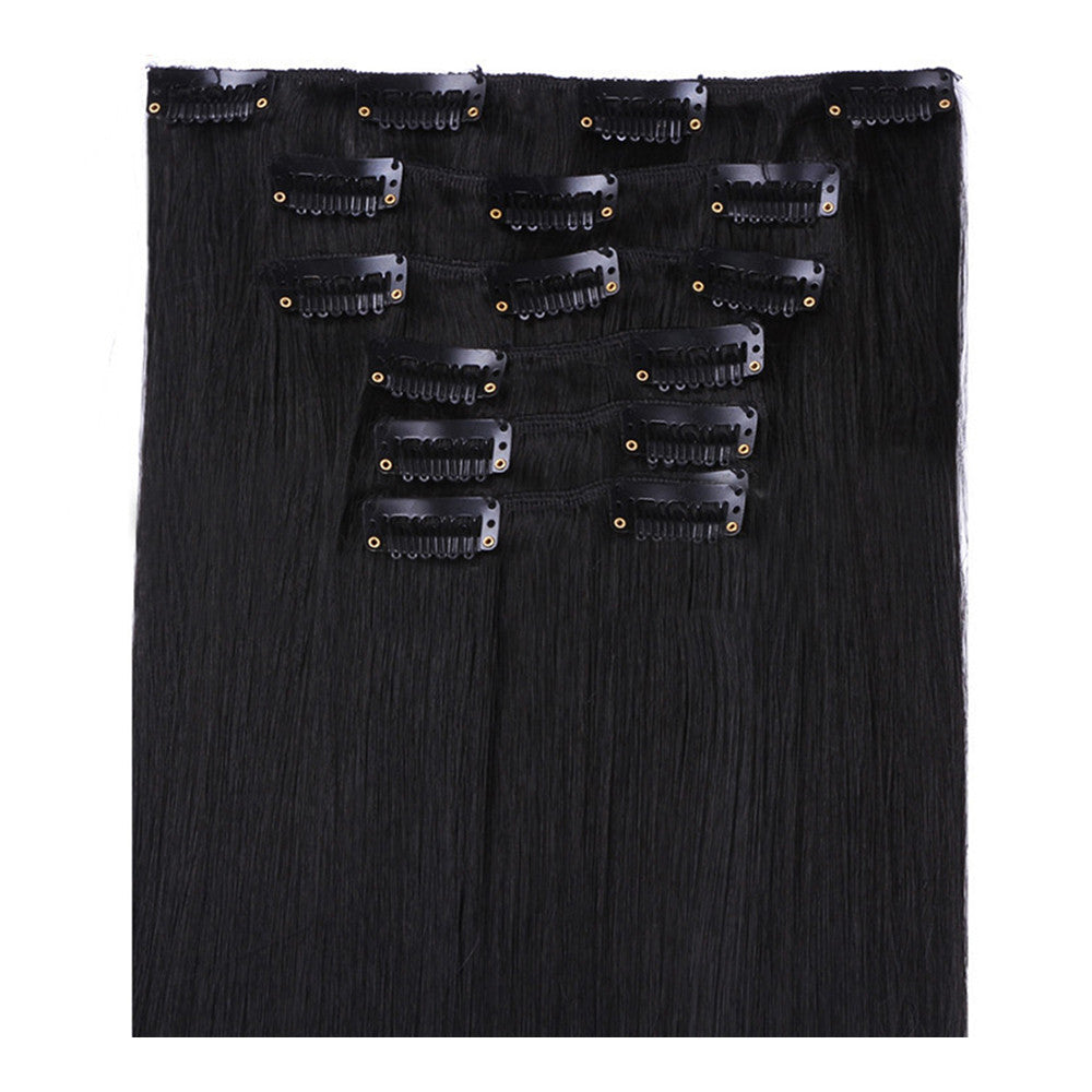 Wig Straight Hair Extetion 7pcs Suit 55cm     2 - Mega Save Wholesale & Retail - 1