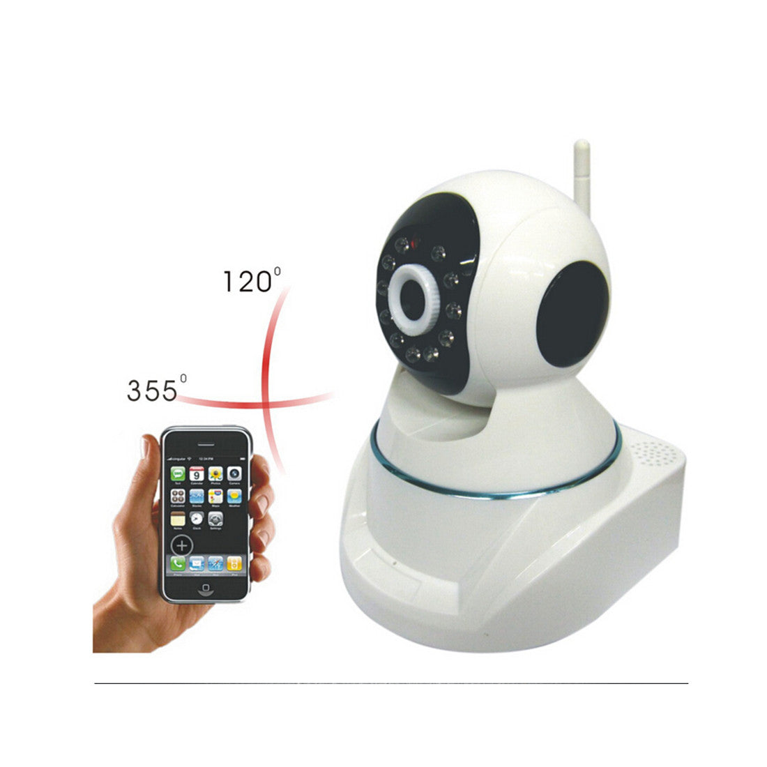 IP WIFI Online Camera 960p Remote Distance High Definity WIFI Night Vision Monitoring Camera HD-5630 - Mega Save Wholesale & Retail