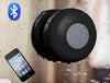 Blueboost Water Resistant Bluetooth Shower Speaker Handsfree Black