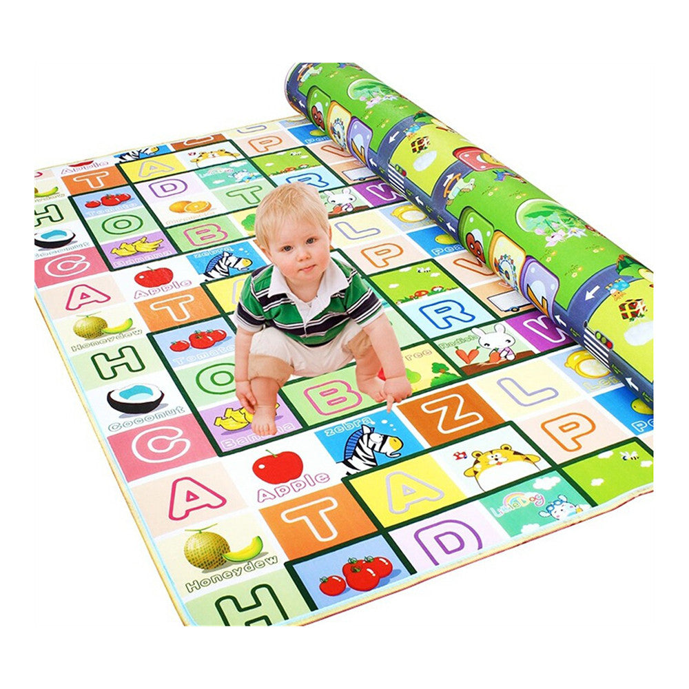Waterproof Kids Baby Todder Play  Crawl  Gym Picnic Mat Pad Rug Double Sided 1.5 x 1.8M - Mega Save Wholesale & Retail