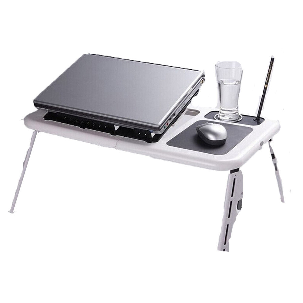 Foldable All in One Laptop Table with Cooling Pad - Mega Save Wholesale & Retail - 1