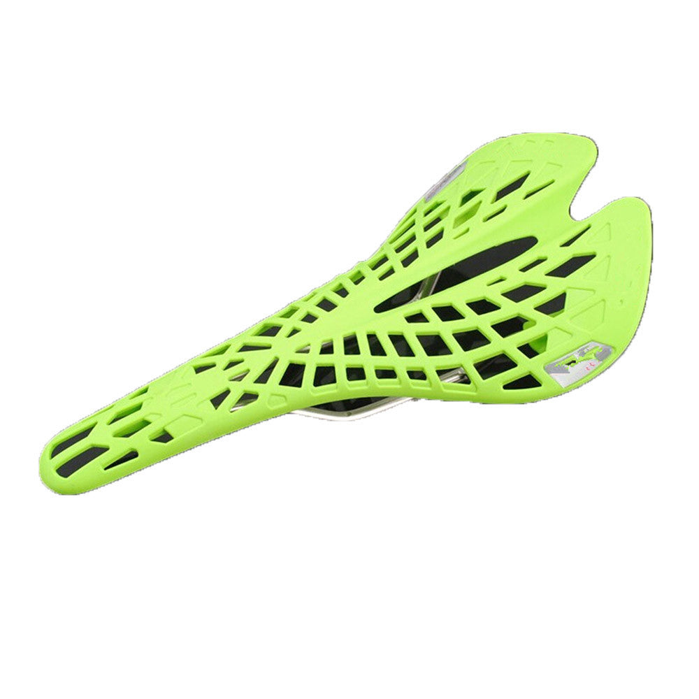 Bike Cycling Seat Mountain Road Bicycle Cycling Bike Hollow Saddle Plastic NEW MTB Yellow - Mega Save Wholesale & Retail - 1