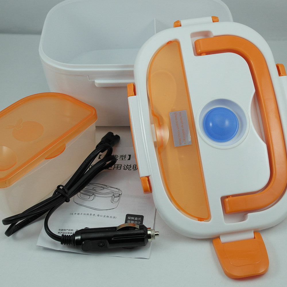 Portable electric heating insulation boxes stainless steel mini-car vehicle electric cooker multifunction boxes - Mega Save Wholesale & Retail - 1