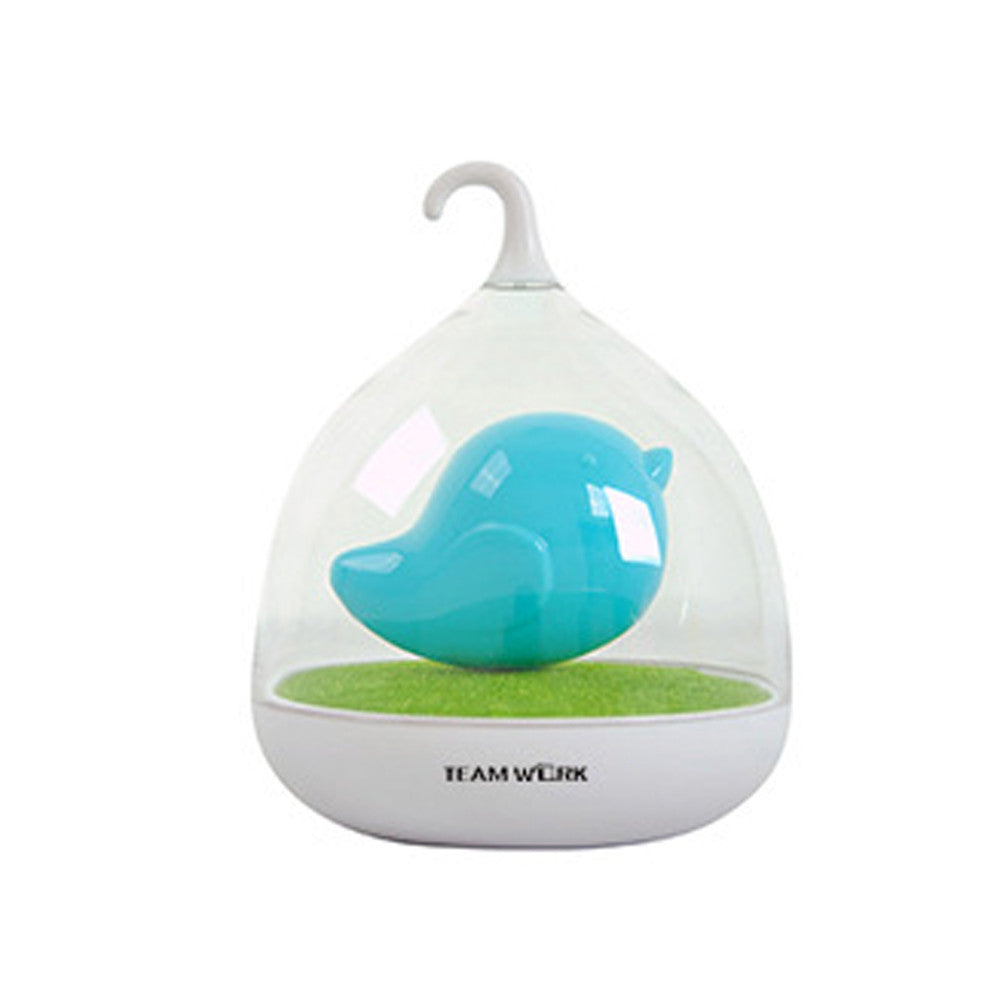 Bird Cage Lamp Touch Lamp Small Night lamp Bird Lantern Cage Lamp Led Light Blue - Mega Save Wholesale & Retail - 1