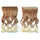 Hair Extension Gradient Ramp Wave Curled Wig     5C2-27T613#