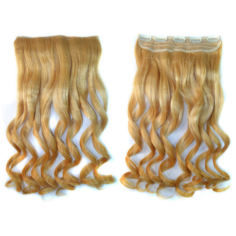 Hair Extension Gradient Ramp Wave Curled Wig     5C2-613T144#
