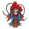 Cloth Figurine Doll Q Version Doll Table Decoration Red Mu Guiying - Mega Save Wholesale & Retail - 1
