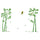 Wallpaper Wall Sticker Green Bamboo Super Big - Mega Save Wholesale & Retail - 1