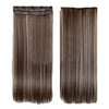 Five card piece 120g high temperature wire synthetic hair Straight hair extension 60 # Seamless wig curtain Highlights   #6/613 - Mega Save Wholesale & Retail - 1