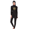 Muslim Swimwear Swimsuit Bathing Suit hw10h   black  XS - Mega Save Wholesale & Retail - 2