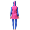 Muslim Swimwear Swimsuit Bathing Suit hw10h   rose red   XS - Mega Save Wholesale & Retail - 3