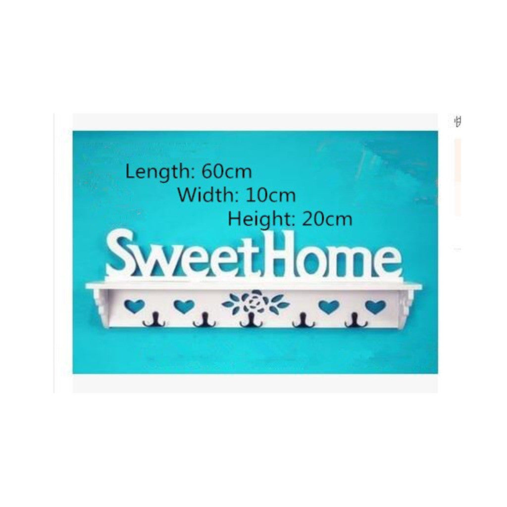 Creative Simple Hook Hat Rack Wall Hanging Bedroom Coat Hanger Storage Rack - Mega Save Wholesale & Retail