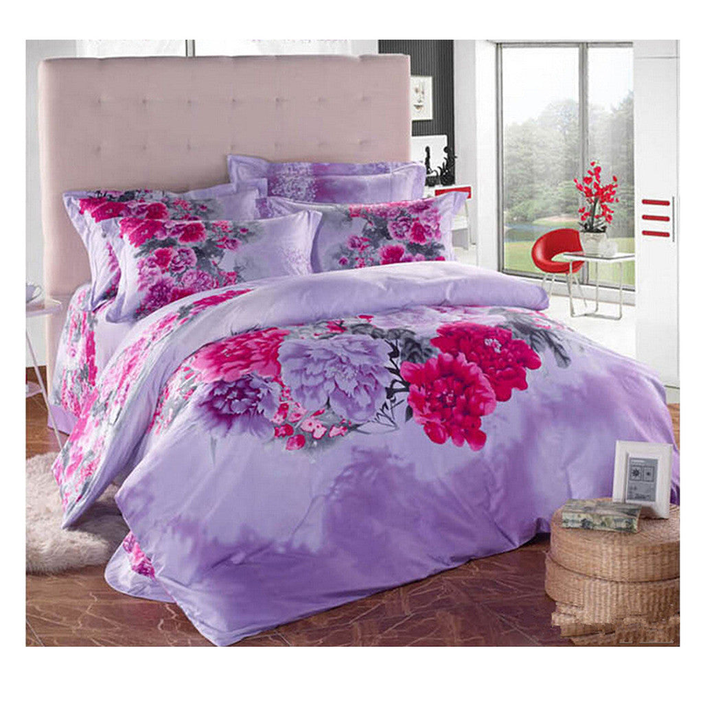 Cotton Active floral printing Quilt Duvet Sheet Cover Sets  Size 61 - Mega Save Wholesale & Retail