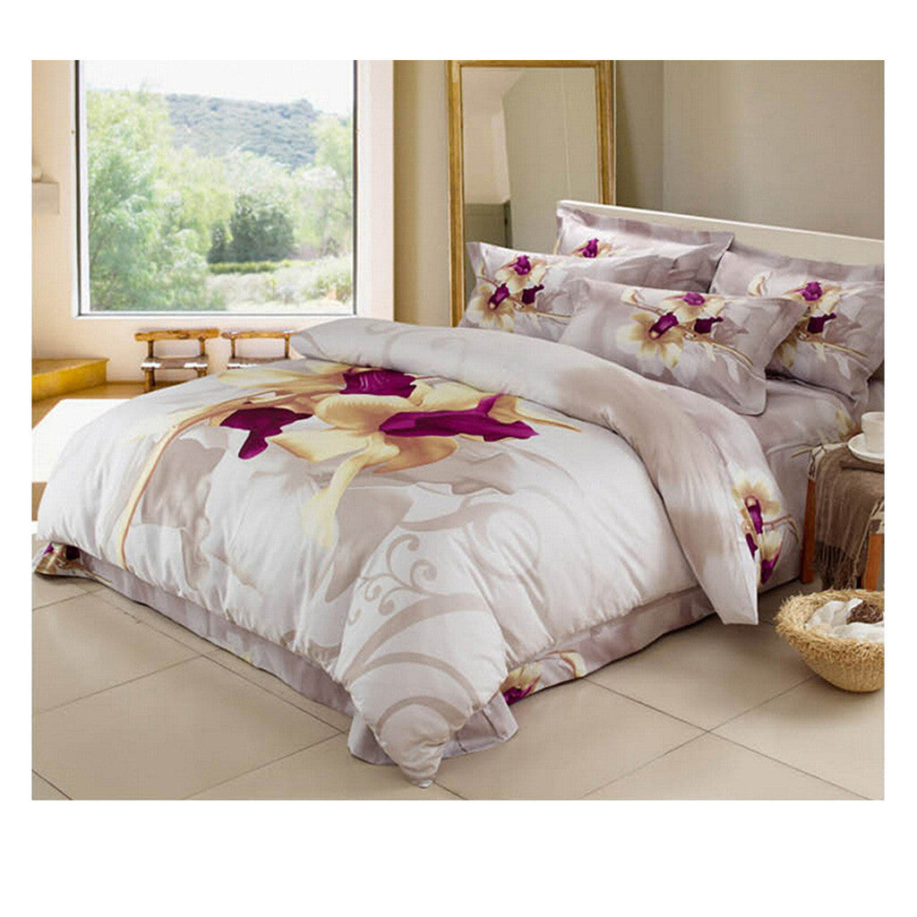 Cotton Active floral printing Quilt Duvet Sheet Cover Sets  Size 65 - Mega Save Wholesale & Retail