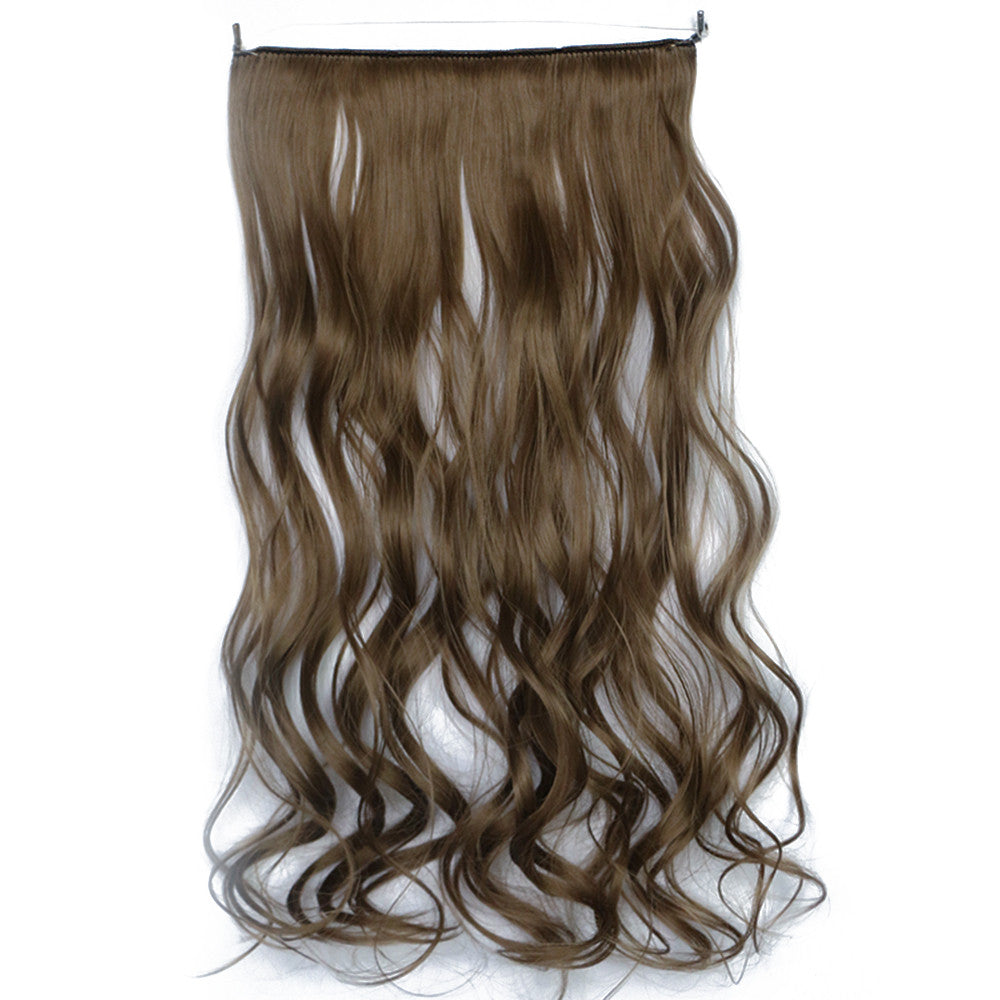The new wig manufacturers wholesale hair extension fishing line hair extension piece piece long curly hair wig piece foreign trade explosion models in Europe and America  68# - Mega Save Wholesale & Retail - 1