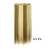 Yiwu's wig factory direct wholesale five piece long straight hair extension card issuing child wig hair piece explosion models in Europe and America  68H86 - Mega Save Wholesale & Retail - 2