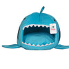 Shark Mouth Shape Pets House Bed For Dog Cat Small Blue - Mega Save Wholesale & Retail - 1