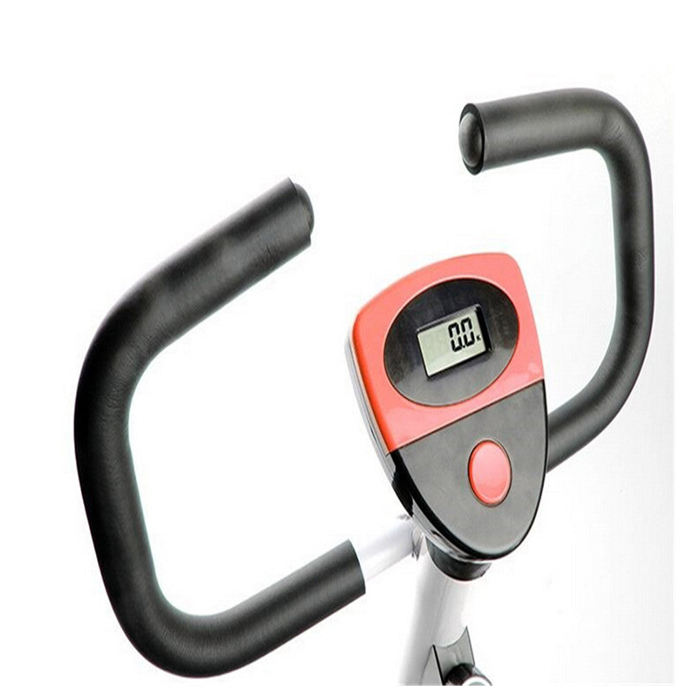 Home Gym Portable Upright Stationary Belt Exercise Fitness Bike Cycle Bicycle Orange - Mega Save Wholesale & Retail - 1
