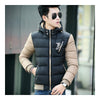 Man Cotton Coat Slim Warm Hoodied   black   M - Mega Save Wholesale & Retail - 2