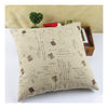 British Printed cotton  pillow cover cushion cover  7 - Mega Save Wholesale & Retail
