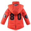 Winter Boy Girl Children Garments Middle Long Down Coat   orange   120cm - Mega Save Wholesale & Retail - 2