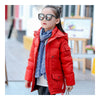 Winter Boy Girl Children Garments Middle Long Down Coat   orange   120cm - Mega Save Wholesale & Retail - 3