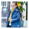 Winter Boy Girl Children Garments Middle Long Down Coat   blue   120cm - Mega Save Wholesale & Retail - 3