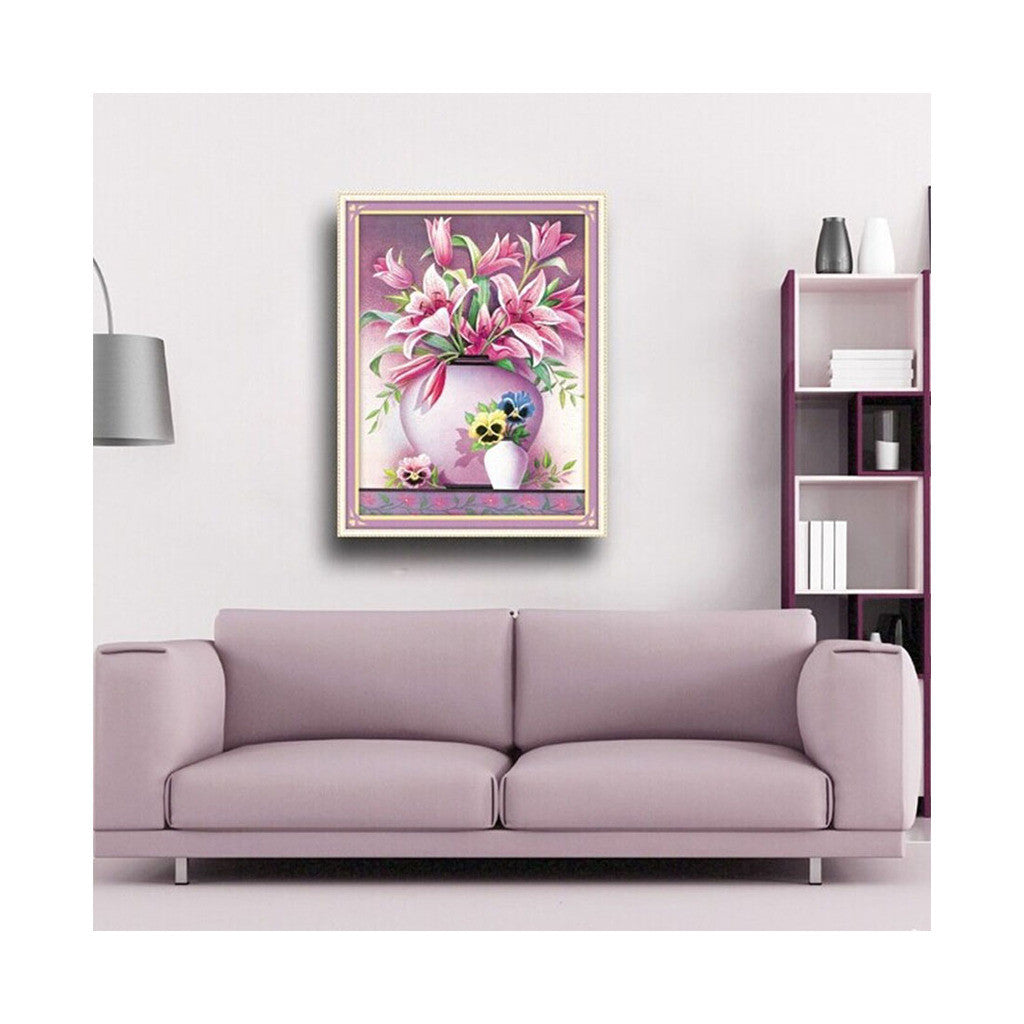 5D Diamond Painting Cross Stitch Delicate Living Room Bedroom Oil Painting Diamond Paste Diamond Stitch Crystal Magic Cube Diamond - Mega Save Wholesale & Retail