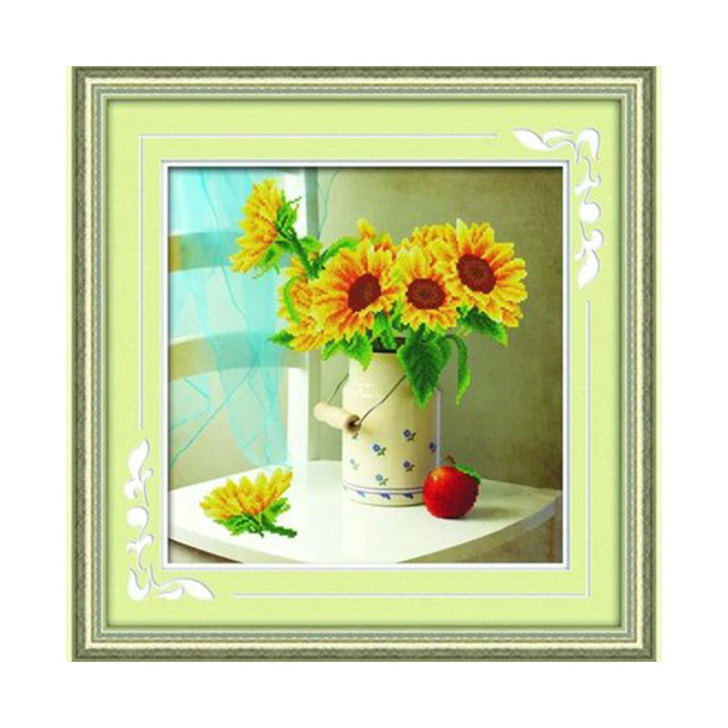 Golden Sunflower Diamond Painting Diamond Paste Cross Stitch 5D Diamond Stitch - Mega Save Wholesale & Retail