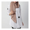 Muslim Slim Long White Summer Shirt Women   M - Mega Save Wholesale & Retail - 1