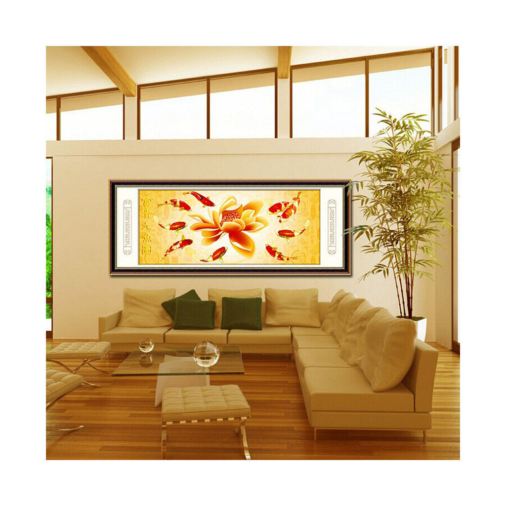 Cross Stitch Diamond Painting More Than Being Jealous Nine Fishes Diamond Stitch Diamond Painting - Mega Save Wholesale & Retail