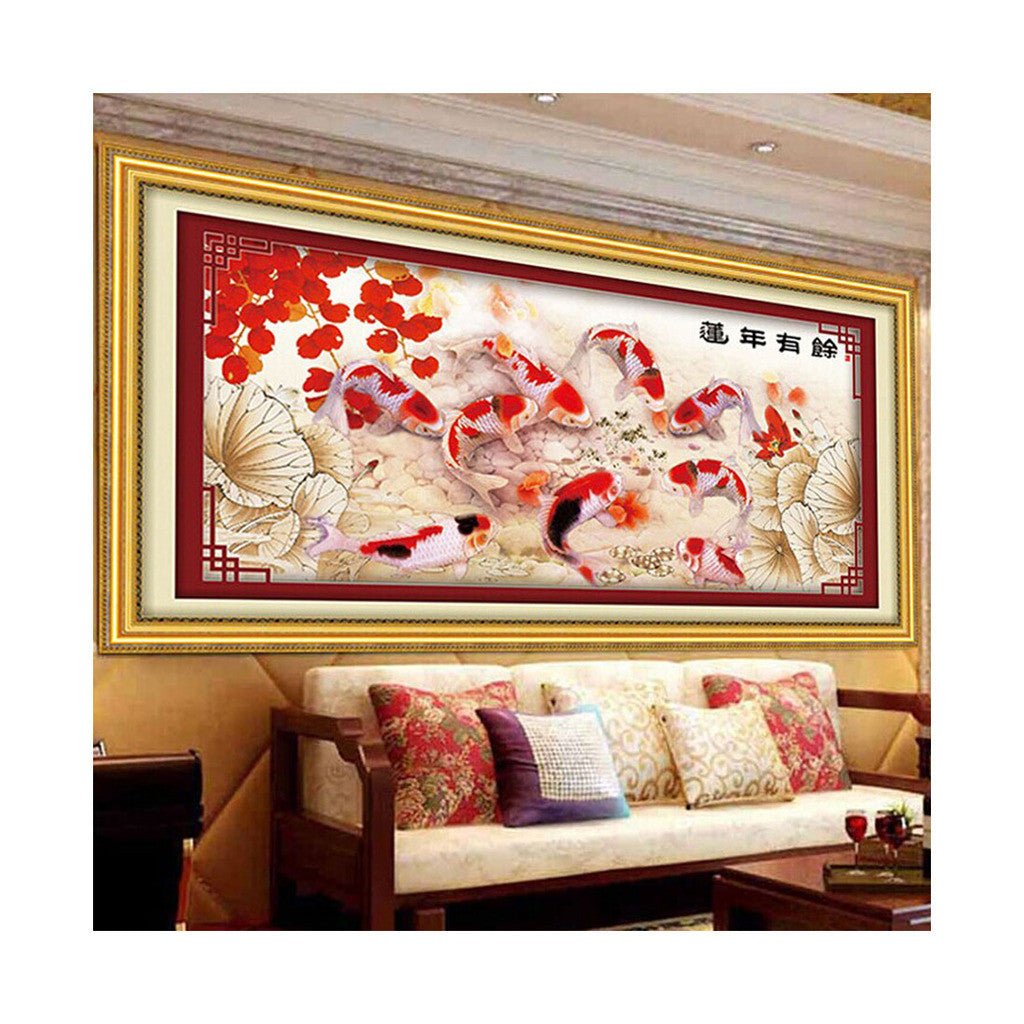 Printing Cross Stitch Diamond Painting More Than Being Jealous Nine Fishes Diamond Painting - Mega Save Wholesale & Retail