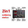 2IN1 SMD HOT AIR REWORK SOLDERING IRON STATION - Mega Save Wholesale & Retail - 3