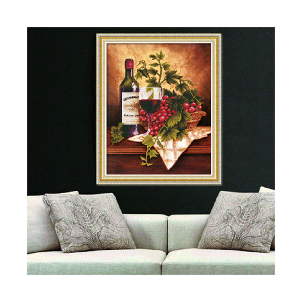 5D Diamond Painting Diamond Paste Good Wine Beautiful Woman - Mega Save Wholesale & Retail