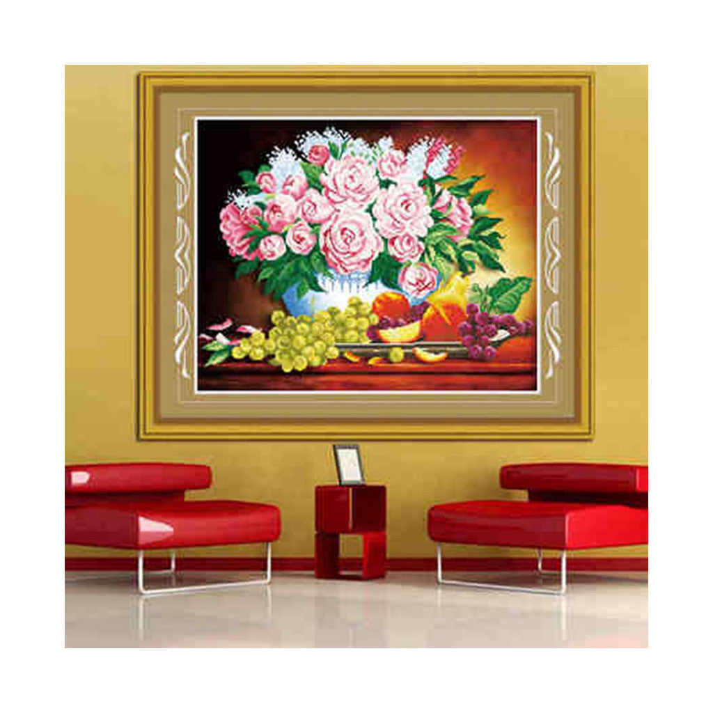 5D Diamond Painting Fruit Love Living Room Diamond Stitch Cross Stitch - Mega Save Wholesale & Retail