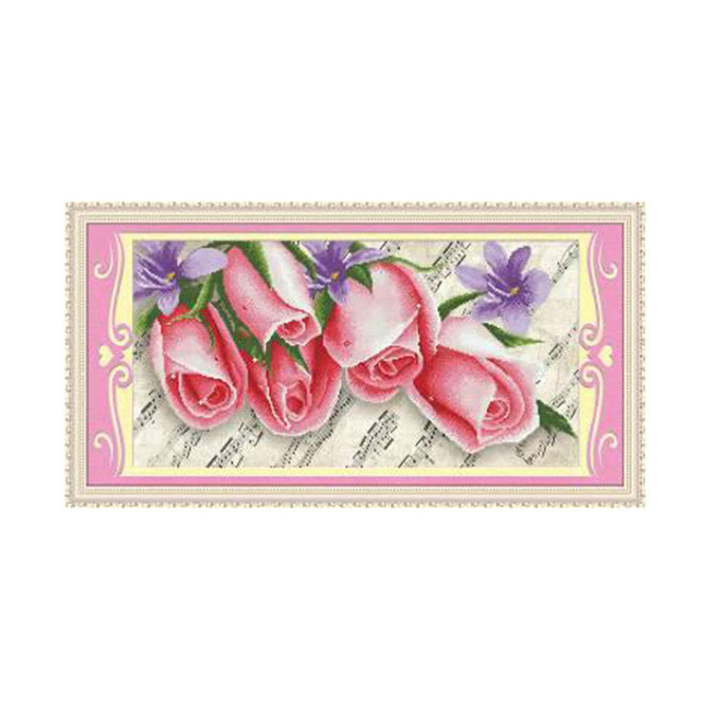 5D Diamond Painting Bedroom Cross Stitch Magic Cube Diamond Music Dancing Rose Diamond Paste - Mega Save Wholesale & Retail