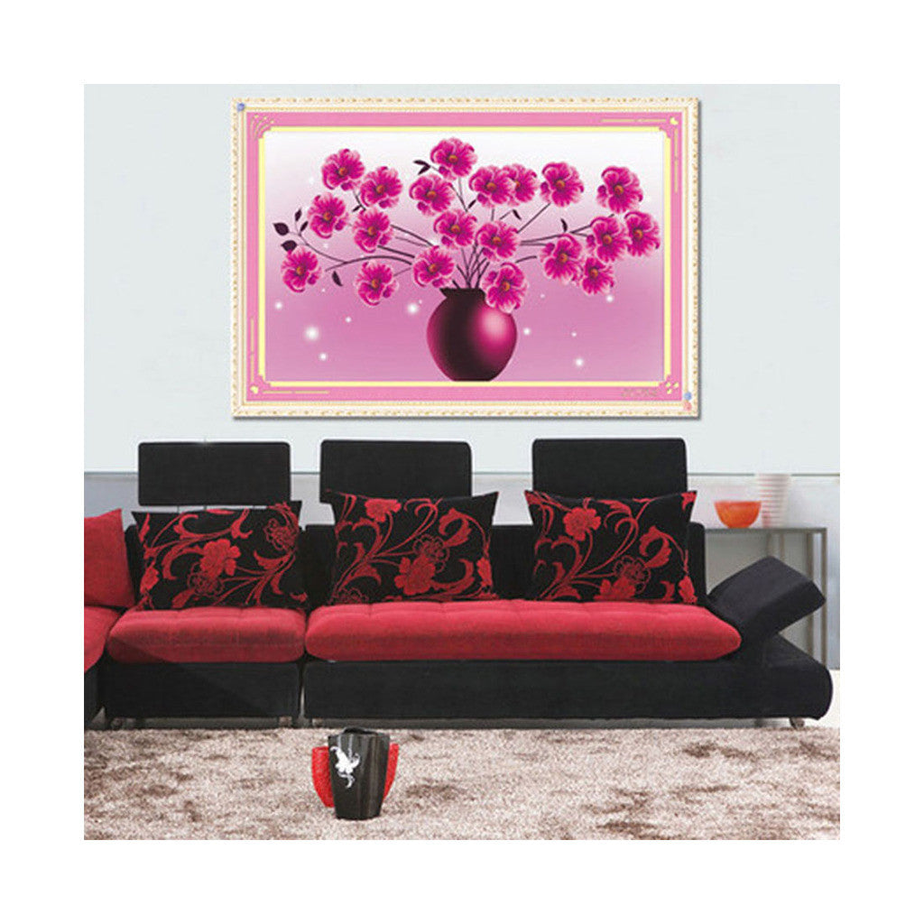 5D Cross Stitch Diamond Painting Magic Cube Diamond Flower Blossom Three-dimensional Diamond - Mega Save Wholesale & Retail