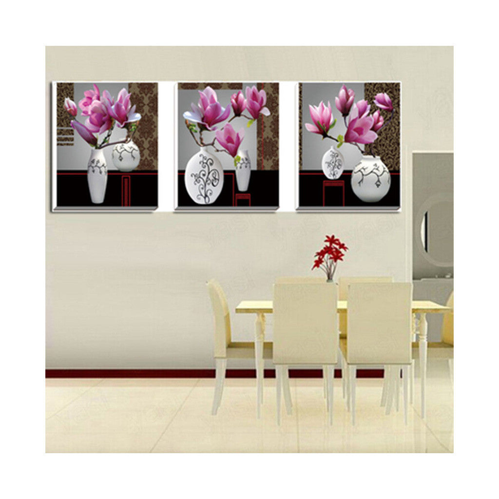 5D Magic Cube Diamond Orchid Fragrance Diamond Painting Diamond Stitch Diamond Paste Pink Vase Magnolia Denudata Flower - Mega Save Wholesale & Retail