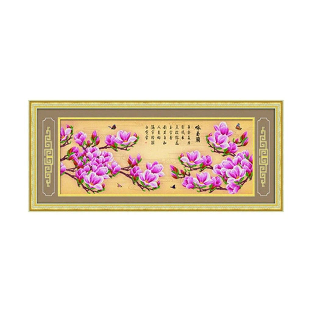 5D Magic Cube Diamond Diamond Stitch Song for Magnolia Denudata Diamond Painting Diamond Paste Living Room - Mega Save Wholesale & Retail